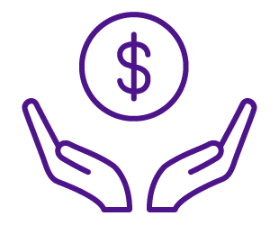 coin in hands icon